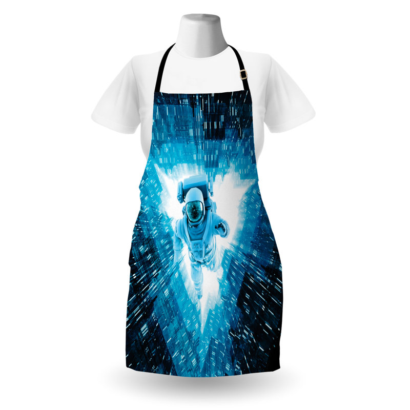 Tablier East Urban Home Astronaut unisexe, Space Man Diving, taille adulte, bleu