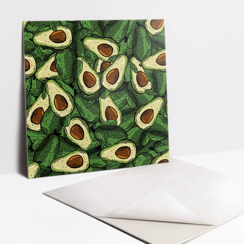 Faustine 30x30 cm Pvc Mosaic Sheet in Green