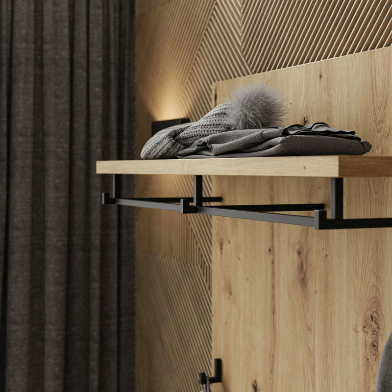 Dahill 5 - Hook Wall Mounted Coat Rack