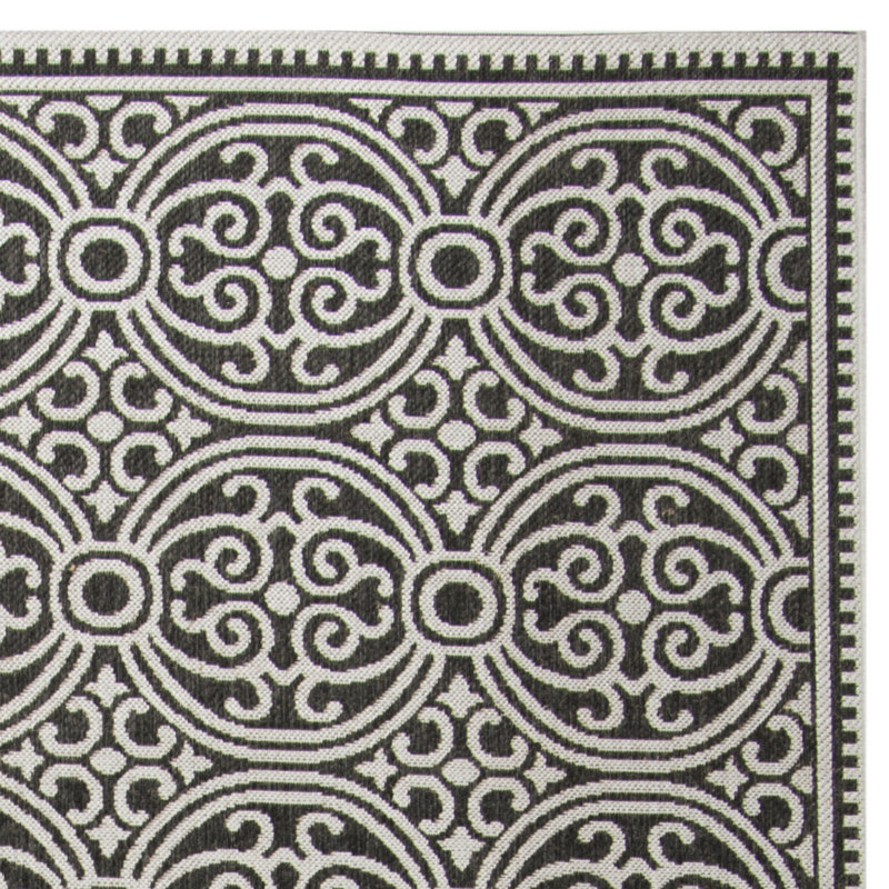 Burnell 100 Performance Geometric Indoor/Outdoor Area Rug, Runner 2'2" X 12'