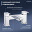 VeeBath Munro Square Bath Filler Mixer Tap-973815518