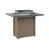Hammered Top Stainless with Weatherwood Base selected