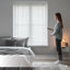 Faux Wood Venetian Blinds with Fabric Tape, Moisture-Resistant Horizontal Slats & Cord Control for Windows-70077857-120150230