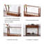Console en bois massif noyer clair clair-1207441444