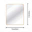 Miroir mural rectangulaire pour salle de bain-662471764