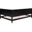 Lit de jour double, style Mid-Century moderne, structure en bois, accoudoirs et lit de jour, taille classique avec-230521163-230521161