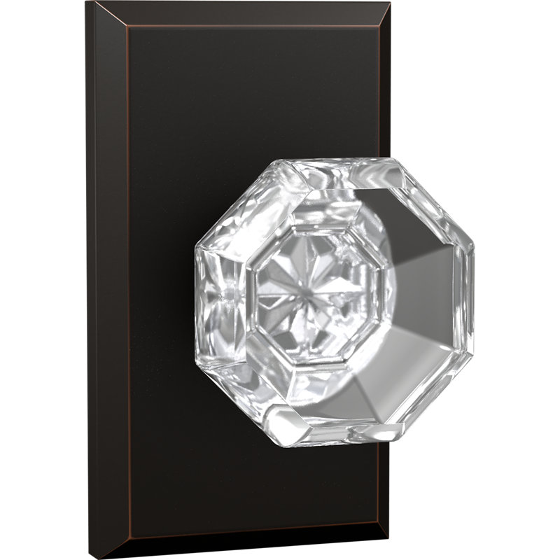925 Crystal  Knob 925G-1 Privacy US, Bronze