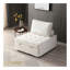 Canapé-lit polyvalent en tissu de lin-209630557