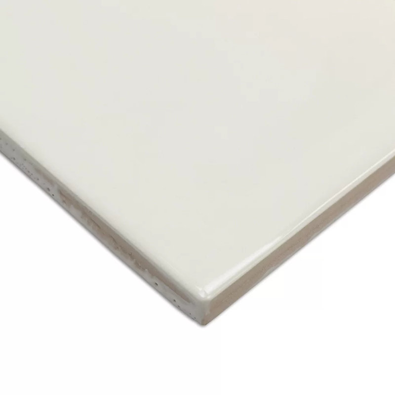 Santa Monica 4x12 Polished Ceramic Subway Tile, Ivory