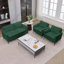 Causeuse rembourrée en similicuir Nordic Retro Light Luxury-394918088