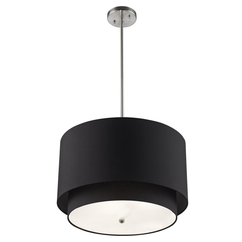 Khyrie 3 - Light Unique/Statement Pendant, Black