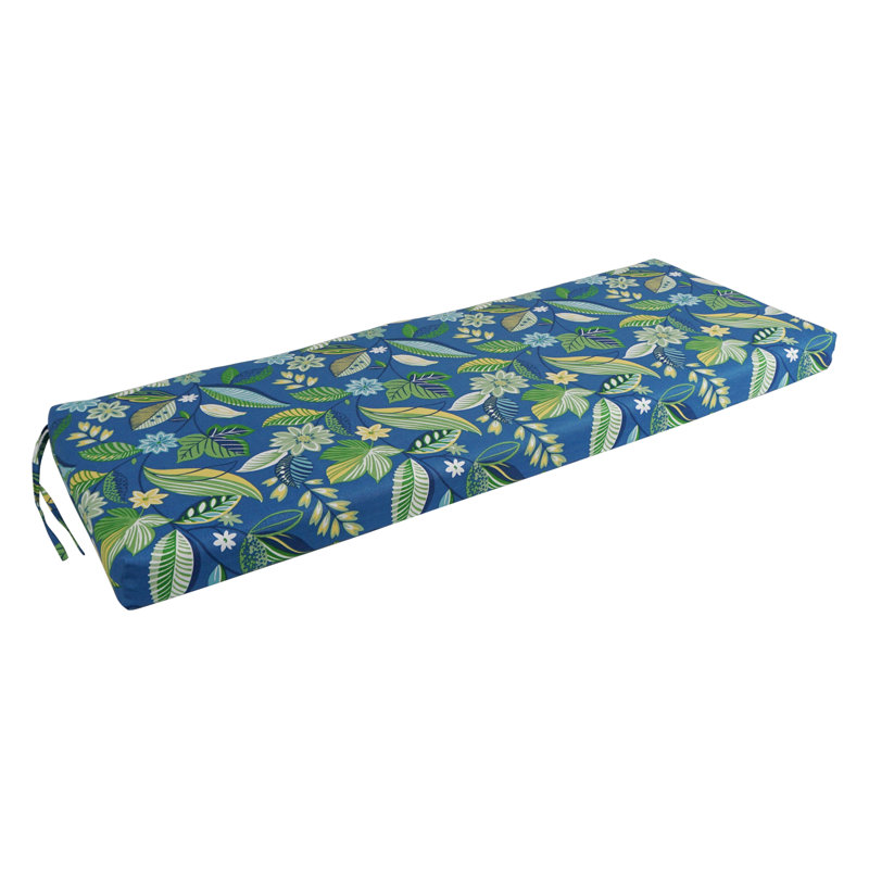 Outdoor 3'' Bench Seat Cushion, 3.5" H x 51" W x 19" D, Skyworks Caribbean