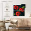 Trio de coquelicots rouges Harnek-109119693