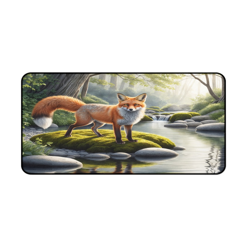Polyester Desk Pad, 14.4x12.1