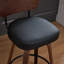 Ensemble de 2 tabourets de bar pivotants rembourrés-383642301
