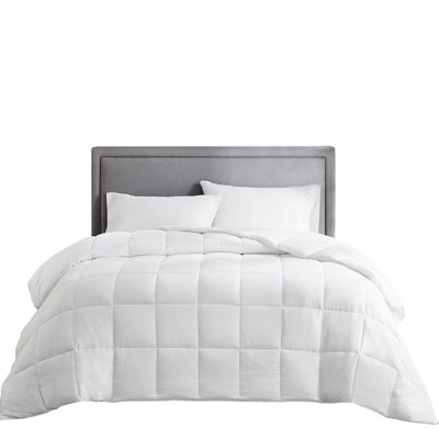 Full/Queen Cotton Down Alternative Comforter - 3M Insulation, , 300Tc , Box Style, Corner Duvet Loops Size Cotton, 300 Thread Count Cover, , For Cover Attachment And Resistance