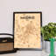 Madrid City Map - No Frame Print-1680826537