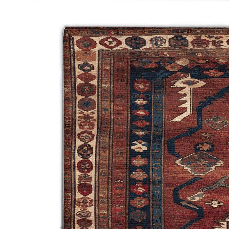 Tapis turc intérieur et extérieur brun, Rectangulaire 2 pi x 3 pi