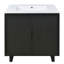 Meuble-lavabo simple 29,5 po avec plateau en résine-229099693