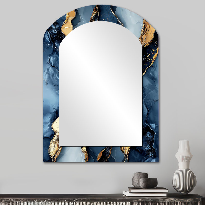 Miroir mural asymétrique Coastal, 34 po x 25 po