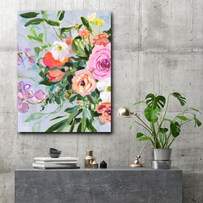 " Mottled Flora I " Painting Print