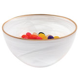 Vikki Handmade Glass Salad Bowl