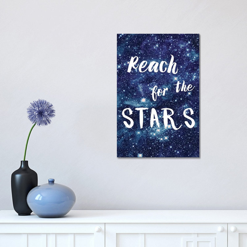 Reach For The Stars by Amanda Murray - Wrapped Canvas Print, 30.48 cm H x 45.72 cm W