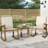Wilma Outdoor 3 Piece Seating Group with Cushions