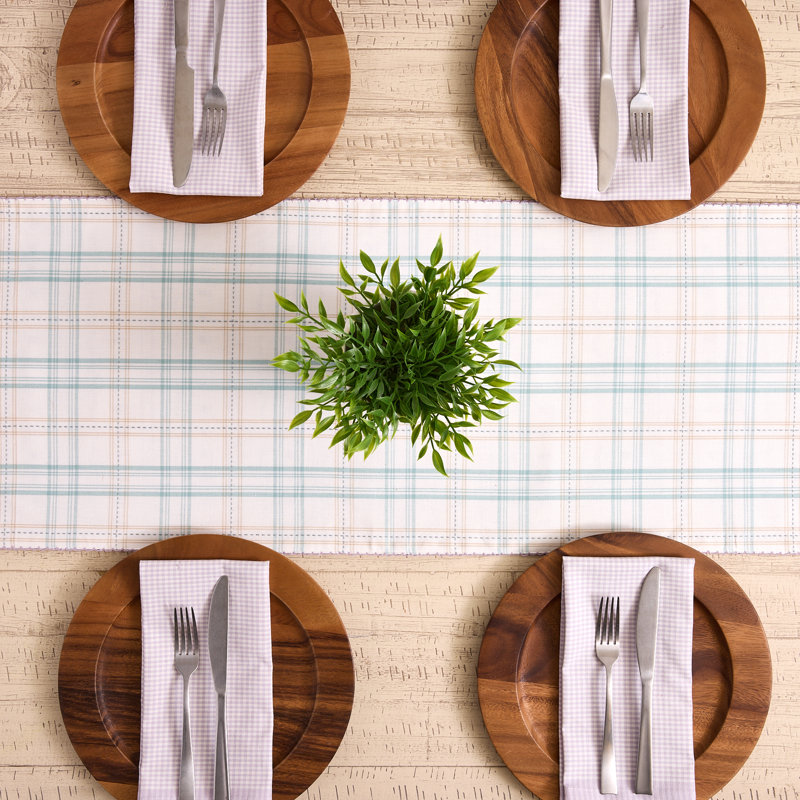  Lavender Fog Gingham Napkin Set/4