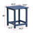 Folding Outdoor Adirondack Chair Set Of 2 And Table Set,HDPE All-Weather Folding Fire Pit Chair,  Ergonomic Design Patio Lawn Chair For Outside Deck Garden Backyardf Balcony