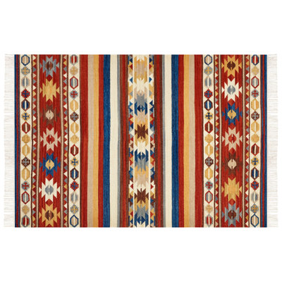 Kroh Southwestern Hand Woven Area Rug