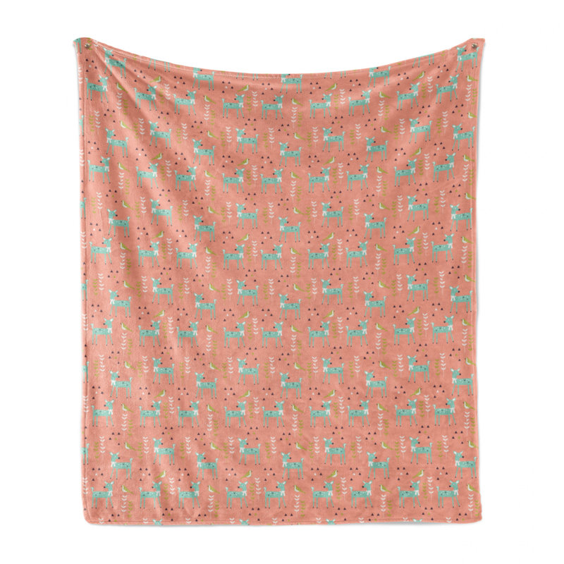 Fleece Throw Blanket, 50" W x 60" L