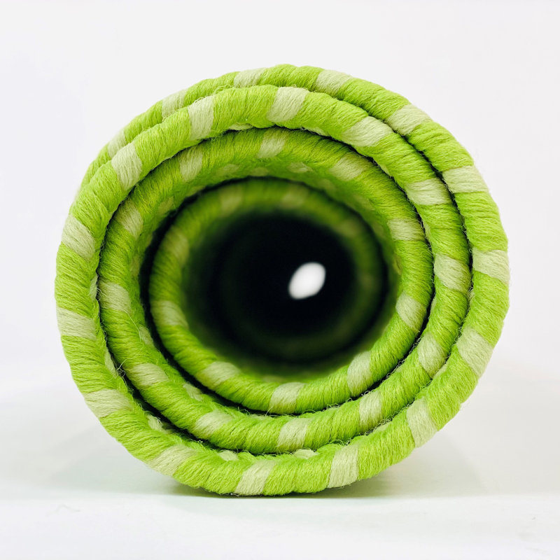 Tapis réversible intérieur / extérieur Gander - lime, Ovale 8 pi x 11 pi
