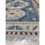Tapis bleu contemporain en laine noué à la main Craigatempin-919864718
