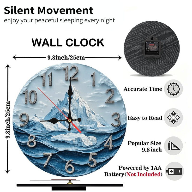 Horloge murale Ocean Mountain