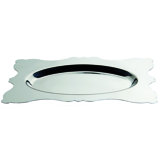 Dolce Vita Rectangular Tray 22" - 12 Pieces - Stainless Steel