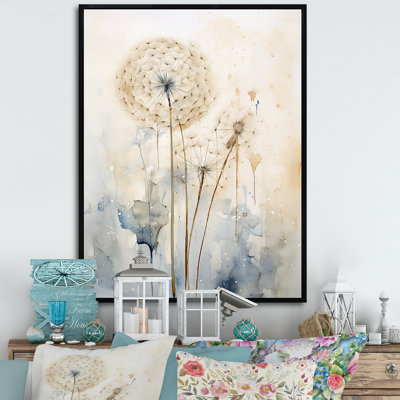 " Dandelion Charm in Winter VI " Print