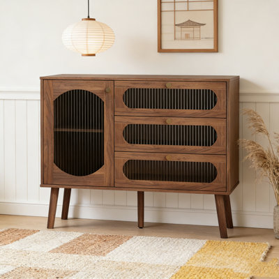 Accent Cabinet with 3 Drawers and Door