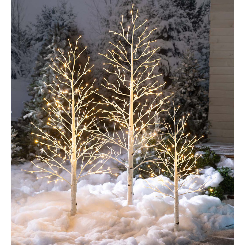 Birch 256 Light Lighted Tree & Branches, 7'