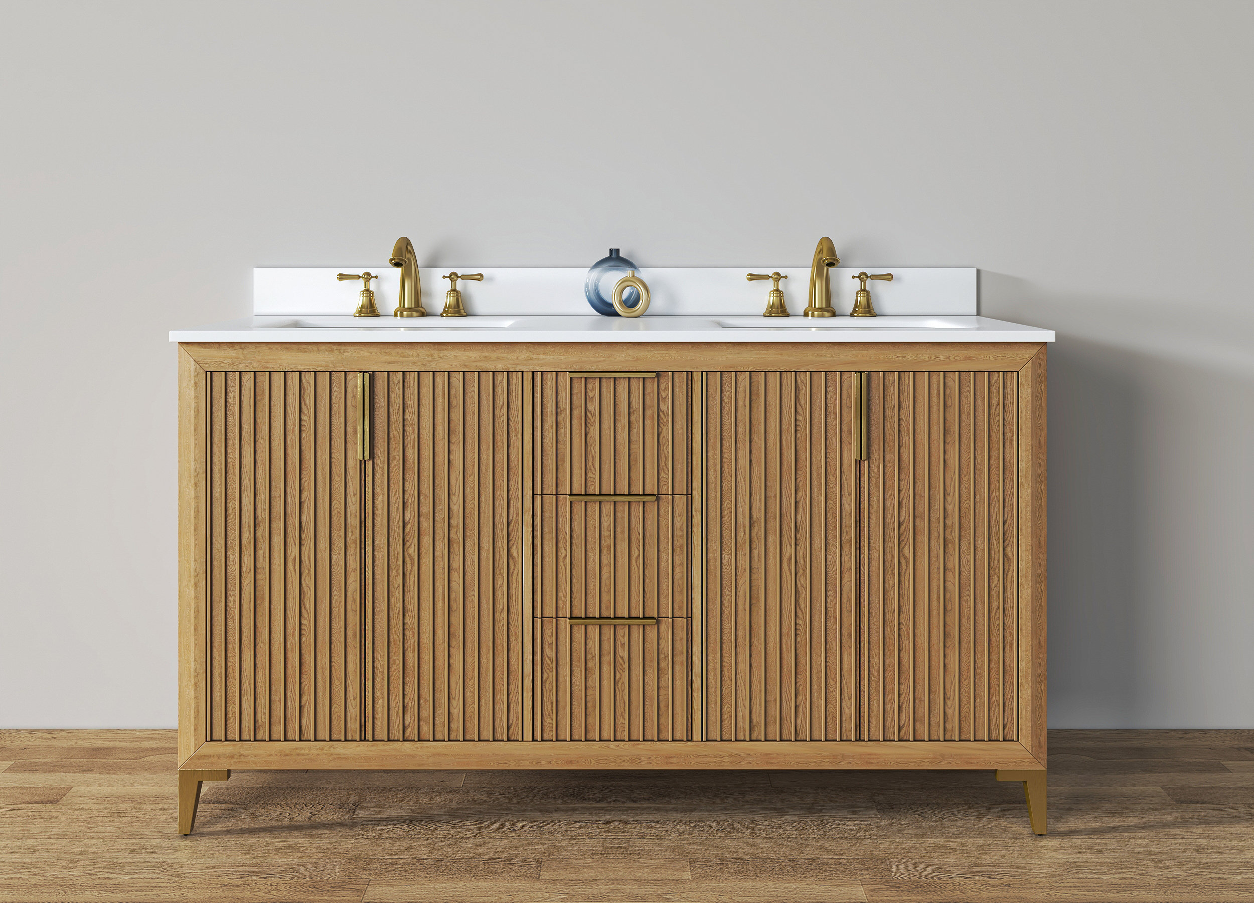 Ancerre Designs Turlington 48 In. Bath Vanity Set With White Quartz ...