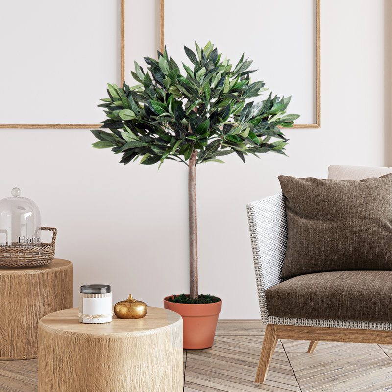 90cm Faux Olive Tree in Pot