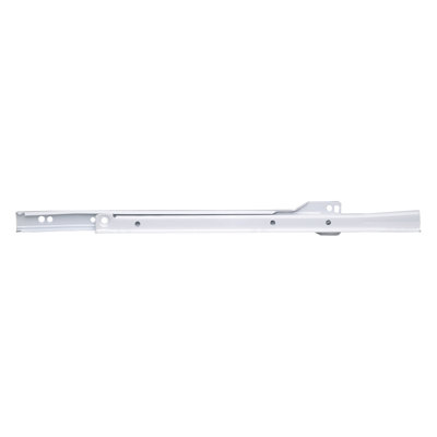Drawer Slide Bottom Mount 3/4 Extension White Finish
