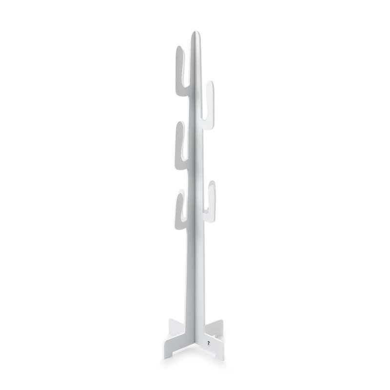 Freestanding Coat Rack, White