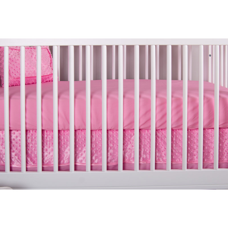 Ensemble de literie pour lit de bébé 9 pièces Isiash, Rose
