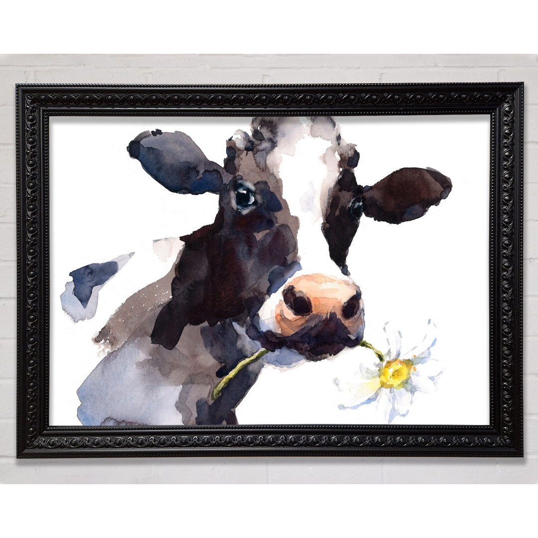 Gerahmter Kunstdruck Daisy The Cow