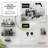 Complete 11 Piece Bathroom Accessory Set with Bamboo Accents, Trash Can, Toilet Brush & 5 Shower Caddies Included-124010468
