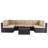 Jaiah 6 - Person Patio Conversation Set with Cushions-1974871363