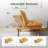  Torrence 71'' Upholstered Channel Tufted Corduroy Convertible Futon-1036097420