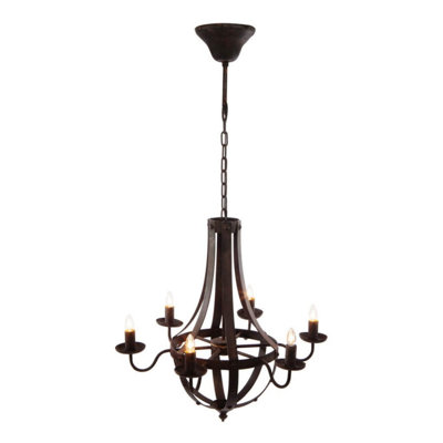 Suspended luminaire with adjustable chain
