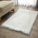 Enrica Soft Fluffy White Area Rug